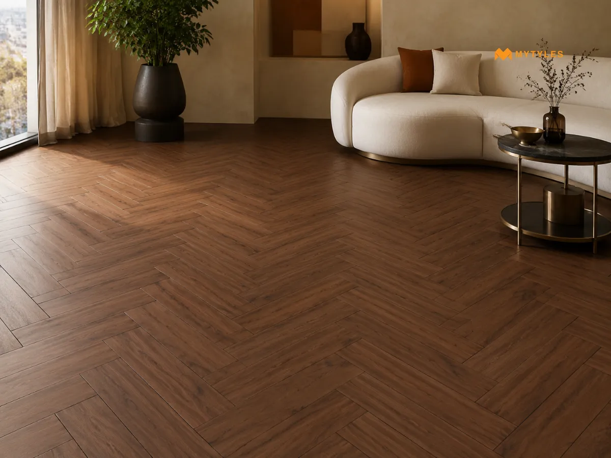 Wooden Vitrified Floor Tile